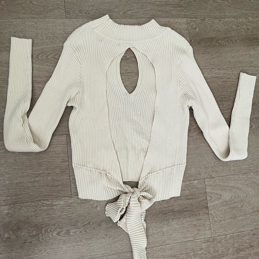 Nasty Gal Oh Tie There Knitted sweater - Picture 2 of 6